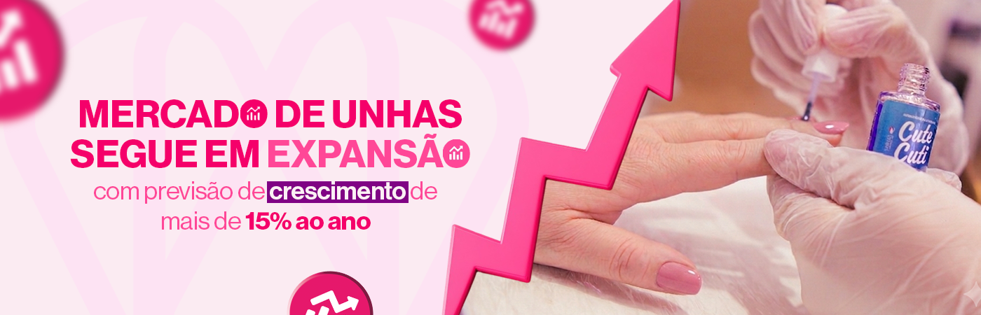 Mercado de unhas segue em expansão com previsão de crescimento de mais de 15% ao ano
